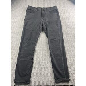 Travis Mathew Legacy Featherweight Jeans Mens 35 (36x32) Gray Dark Stretch Denim